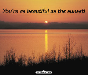 orange sunset